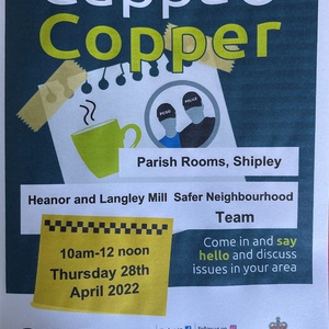 Cuppa With A Copper - This Event Is Now Cancelled