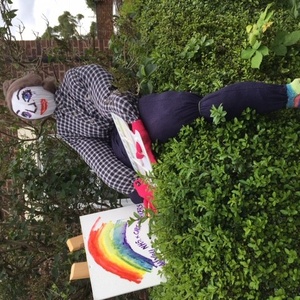 Scarecrow display 2020 Rainbow 