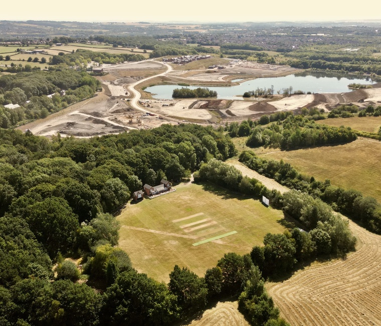 New aerial photographs of Shipley including Lakeside Development update